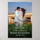 affiche de bienvenue mariage avec photo (Devant)