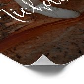 affiche de bienvenue mariage avec photo (Coin)