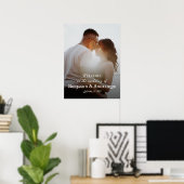 affiche de bienvenue mariage avec photo (Bureau à domicile)