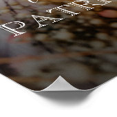 affiche de bienvenue mariage avec photo (Coin)