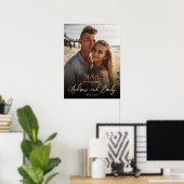affiche de bienvenue mariage avec photo (Bureau à domicile)