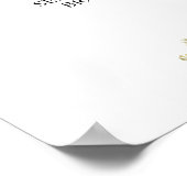 Affiche de bienvenue Mariage bleu rustique (Coin)