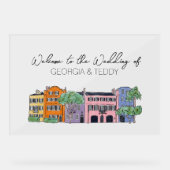 Affiche de bienvenue Mariage Charleston (Recto)