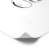 Affiche de bienvenue Mariage Citrouille Eucalyptus (Coin)