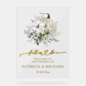 Affiche de bienvenue Mariage Citrouille Fall In Lo (Recto)