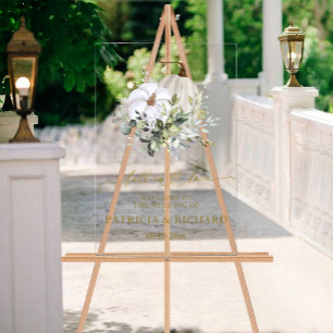 Affiche de bienvenue Mariage Citrouille Fall In Lo