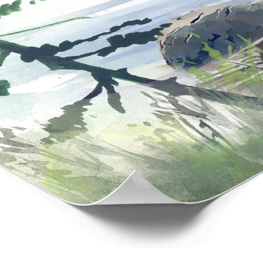 Affiche de bienvenue Mariage d'aventure Boho Mount (Coin)