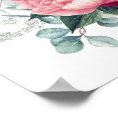 Affiche de bienvenue Mariage de automne de la Bour (Coin)