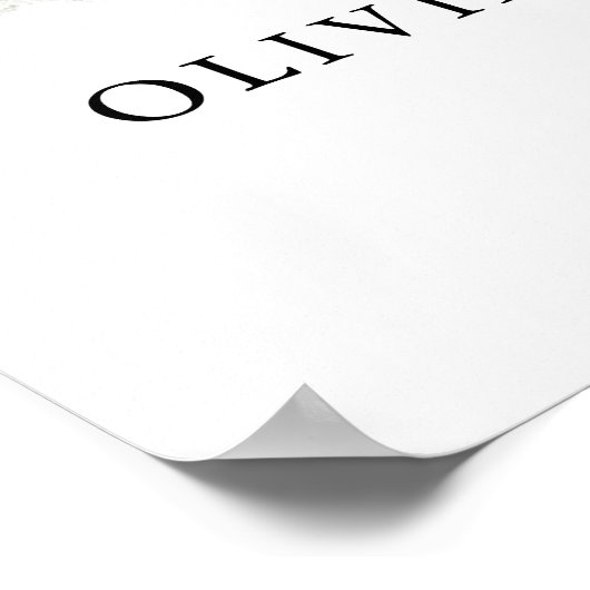 Affiche de bienvenue Mariage de Boho moderne Washe (Coin)