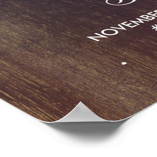 Affiche de bienvenue Mariage de l' de la bimbo de  (Coin)