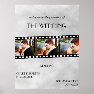 Affiche de bienvenue Mariage de la bande de film