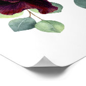 Affiche de bienvenue Mariage de la Bourgogne Rouge (Coin)