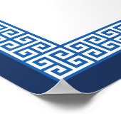 Affiche de bienvenue Mariage de la clé bleue médit (Coin)