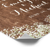 Affiche de bienvenue Mariage de la respiration de  (Coin)