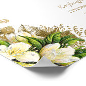 Affiche de bienvenue Mariage de l'Église catholiqu (Coin)