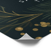 Affiche de bienvenue Mariage de Noël (Coin)