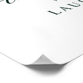 Affiche de bienvenue Mariage de photo de script ve (Coin)