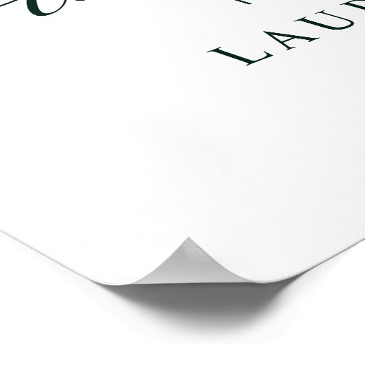 Affiche de bienvenue Mariage de photo de script ve (Coin)