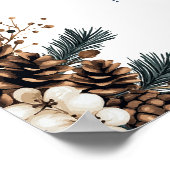 Affiche de bienvenue Mariage de Pinecone de Forêt  (Coin)