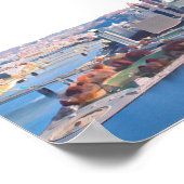 Affiche de bienvenue Mariage de Pittsburgh Skyline (Coin)