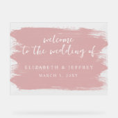 Affiche de bienvenue Mariage de pointes de brosse (Recto)