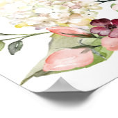 Affiche de bienvenue Mariage de Roses Roses Roses  (Coin)