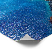 Affiche de bienvenue Mariage de Santorini Grèce (Coin)