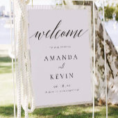 Affiche de bienvenue Mariage de script