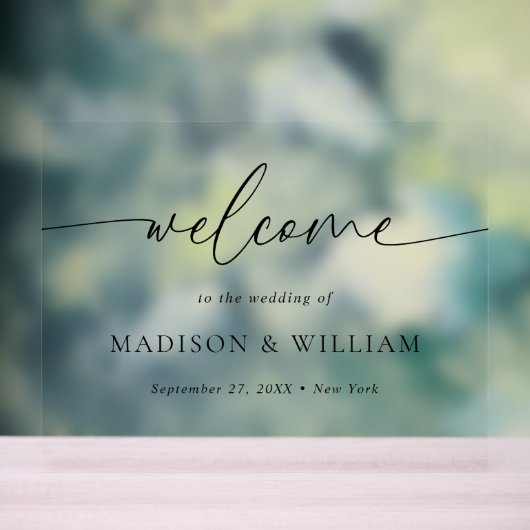 Affiche de bienvenue Mariage de script minimal mod (Neutre)