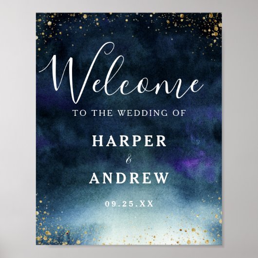 Affiche de bienvenue Mariage d'or de la Marine (Devant)