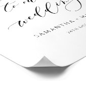 Affiche de bienvenue Mariage Earthy Blooms (Coin)