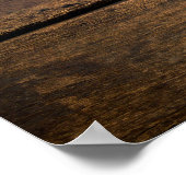 Affiche de bienvenue Mariage en bois rustique | CO (Coin)