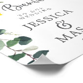 Affiche de bienvenue Mariage espagnole Magnolia Ci (Coin)