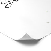 Affiche de bienvenue Mariage Eucalyptus (Coin)