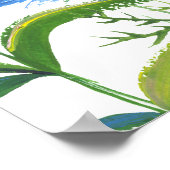 Affiche de bienvenue Mariage Fleur sauvage aquarel (Coin)