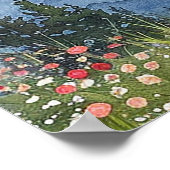 Affiche de bienvenue Mariage Fleur sauvage de mont (Coin)