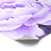 Affiche de bienvenue Mariage florale violet et arg (Coin)