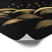 Affiche de bienvenue Mariage Gold Sun et Moon Taro (Coin)