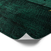 Affiche de bienvenue Mariage Green Wood String (Coin)