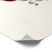 Affiche de bienvenue Mariage Hiver Elegance (Coin)