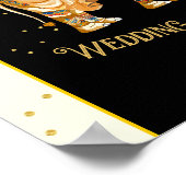 Affiche de bienvenue Mariage indienne de la chambr (Coin)