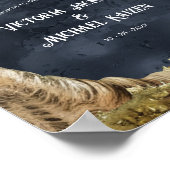 Affiche de bienvenue Mariage Magnolia & Moss (Coin)