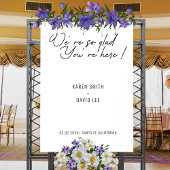 Affiche de bienvenue Mariage minimaliste moderne