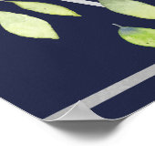 Affiche de bienvenue Mariage moderne en argent bot (Coin)