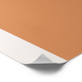 Affiche de bienvenue Mariage moderne Feuille en te (Coin)