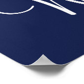 Affiche de bienvenue Mariage Nautique Avec Ancre (Coin)