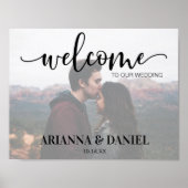 Affiche de bienvenue Mariage photo (Devant)