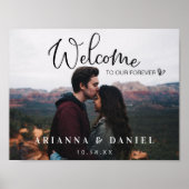 Affiche de bienvenue Mariage photo (Devant)