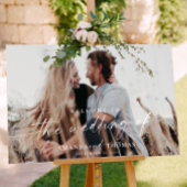 Affiche de bienvenue Mariage photo