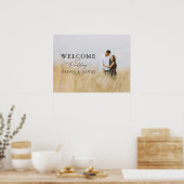 Affiche de bienvenue Mariage photo de couleurs de  (Cuisine)